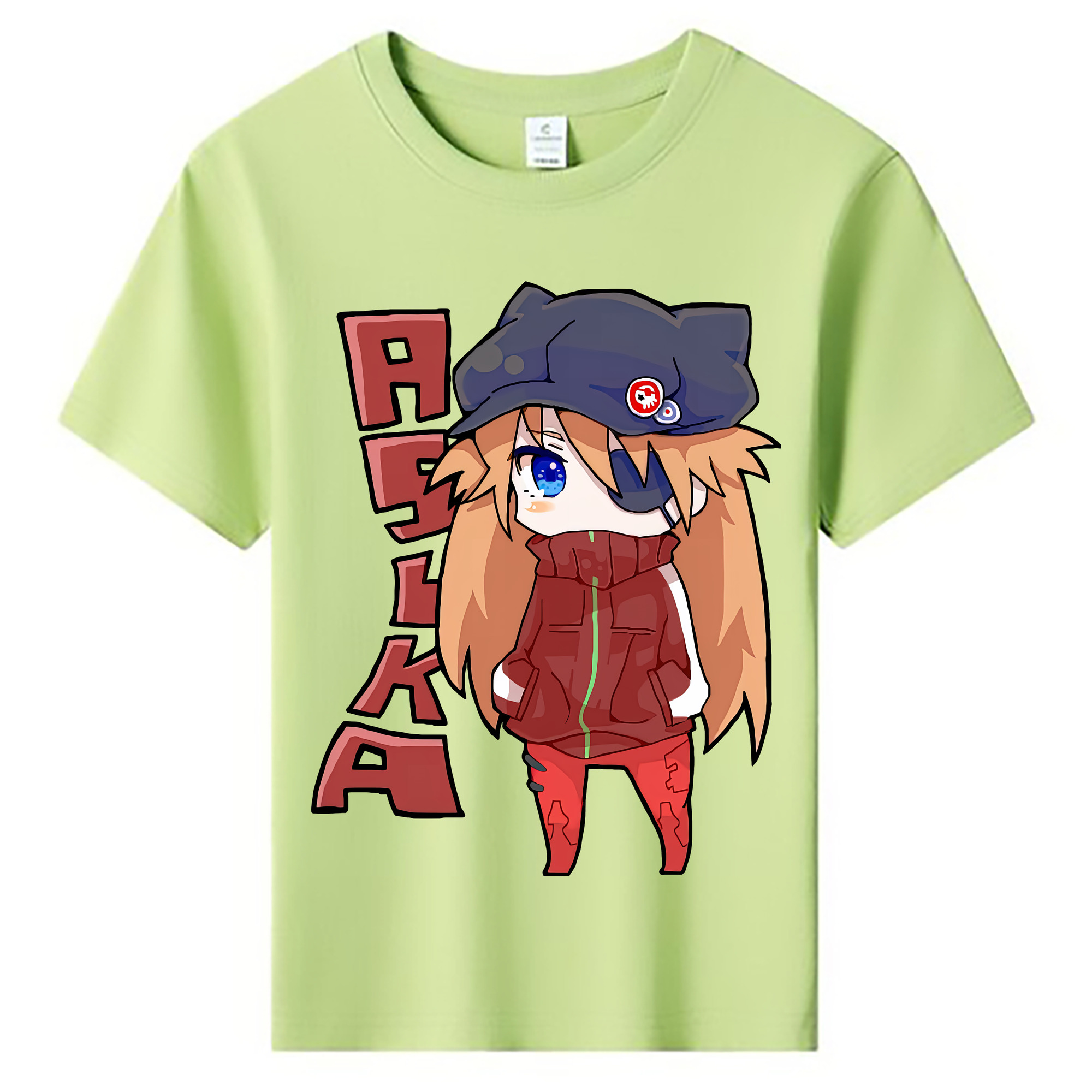 （画像用） EVA 新世紀エヴァンゲリオン 綿100％キッズTシャツ（フロントプリント）